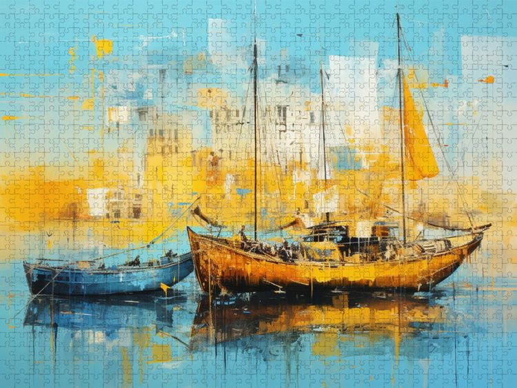 Produktbild: CALVENDO Puzzle Segelt&ouml;rn | 1000 Teile Lege-Gr&ouml;&szlig;e 64x48cm Foto-Puzzle f&uuml;r gl&uuml;ckliche Stunden