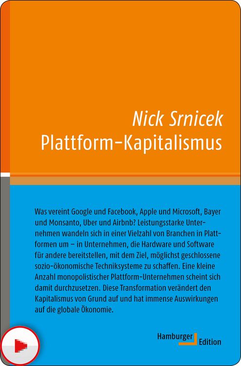 Produktbild: Plattform-Kapitalismus