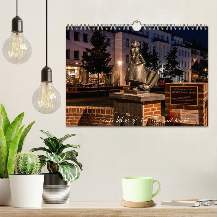 Produktbild: Sch&ouml;nes Kleve bei Tag und Nacht (Wandkalender 2026 DIN A4 quer), CALVENDO Monatskalender