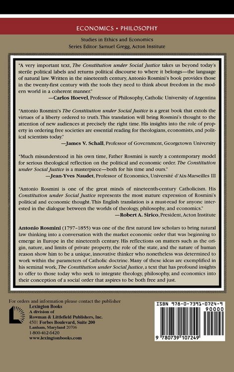 Produktbild: Constitution Under Social Justice