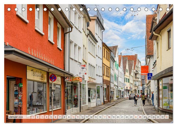 Produktbild: Reutlingen Impressionen (Tischkalender 2026 DIN A5 quer), CALVENDO Monatskalender