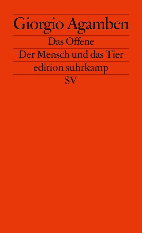 Bild vom Artikel Das Offene vom Autor Giorgio Agamben