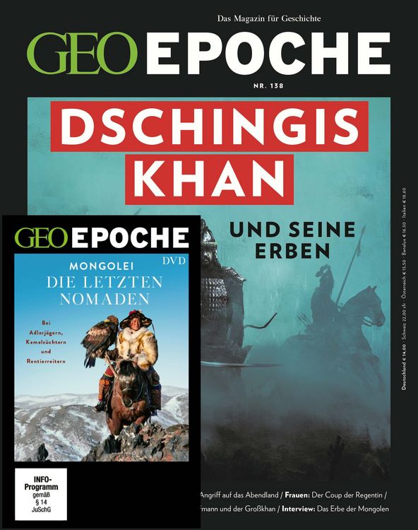 Produktbild: GEO Epoche (mit DVD) / GEO Epoche / GEO Epoche DVD 138/2026 - Dschingis Khan und seine Erben