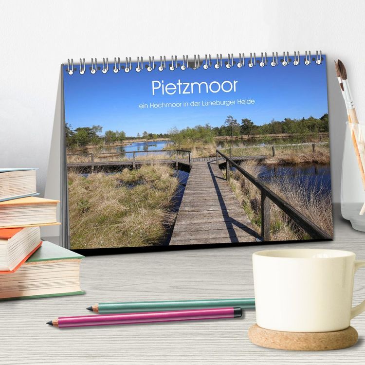 Produktbild: Pietzmoor - ein Hochmoor in der L&uuml;neburger Heide (Tischkalender 2026 DIN A5 quer), CALVENDO Monatskalender