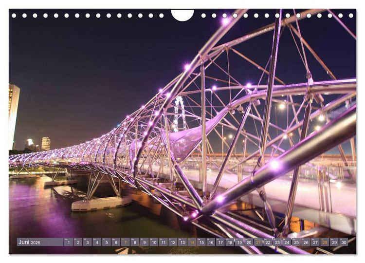 Produktbild: Singapur. Stadt der Superlative (Wandkalender 2026 DIN A4 quer), CALVENDO Monatskalender