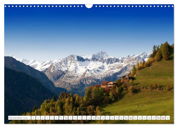 Produktbild: Bekannte und unbekannte Wanderziele in S&uuml;dtirol (Wandkalender 2026 DIN A3 quer), CALVENDO Monatskalender