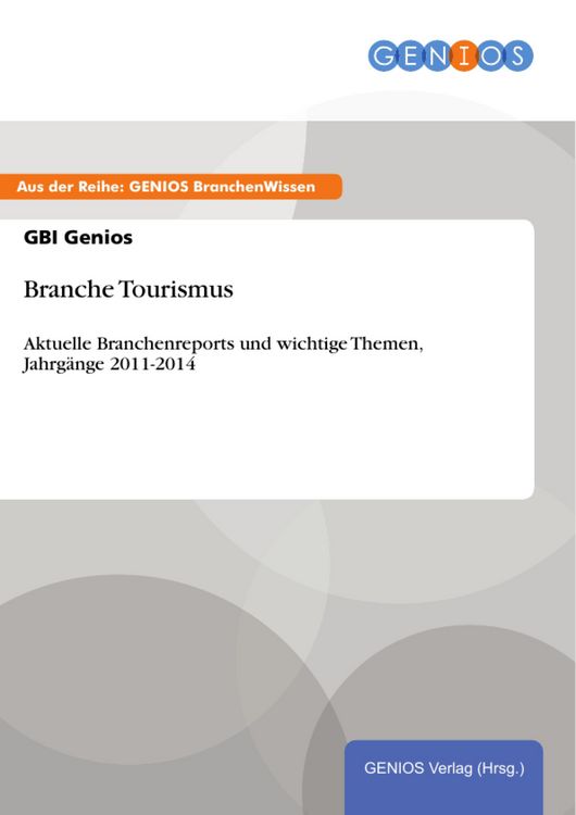 Produktbild: Branche Tourismus