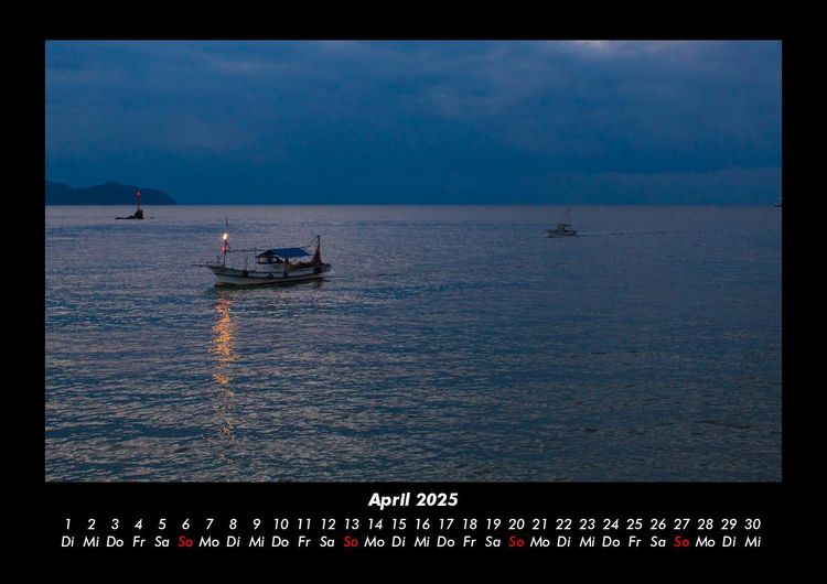 Produktbild: Boote 2025 Fotokalender DIN A3