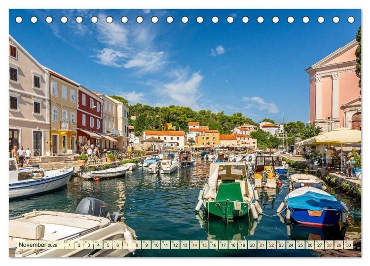 Produktbild: Lo&scaron;inj - Inselzauber in der Adria (Tischkalender 2026 DIN A5 quer), CALVENDO Monatskalender