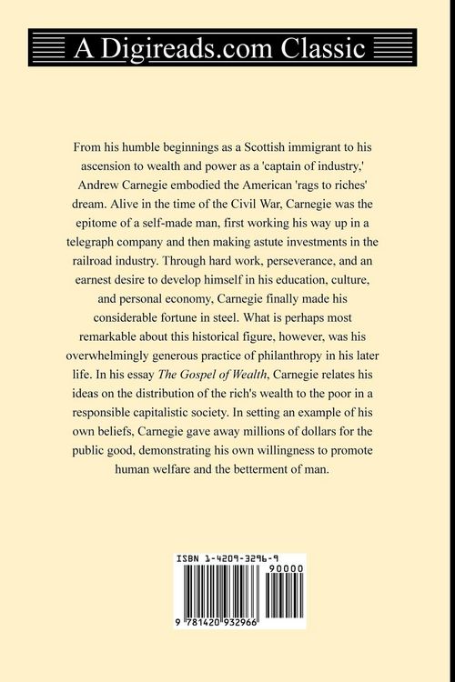 Produktbild: The Autobiography of Andrew Carnegie and The Gospel of Wealth