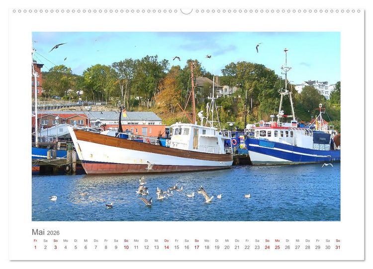Produktbild: R&uuml;genliebe - Eine Hommage an die Ostseeinsel R&uuml;gen (Wandkalender 2026 DIN A2 quer), CALVENDO Monatskalender