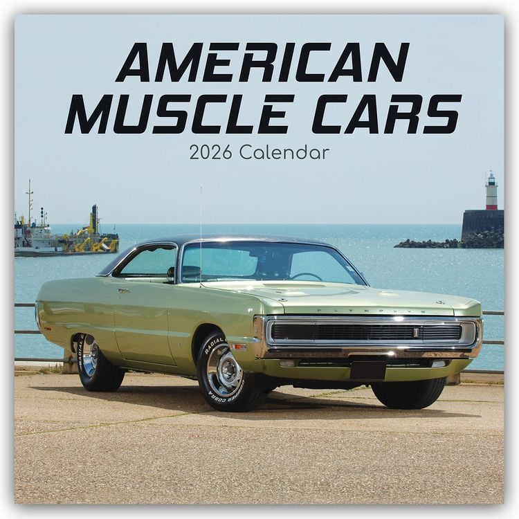 Produktbild: American Muscle Cars – Amerikanische Muscle-Cars 2026 – 16-Monatskalender