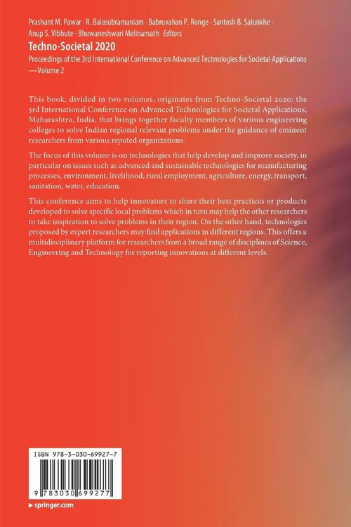 Produktbild: Techno-Societal 2020