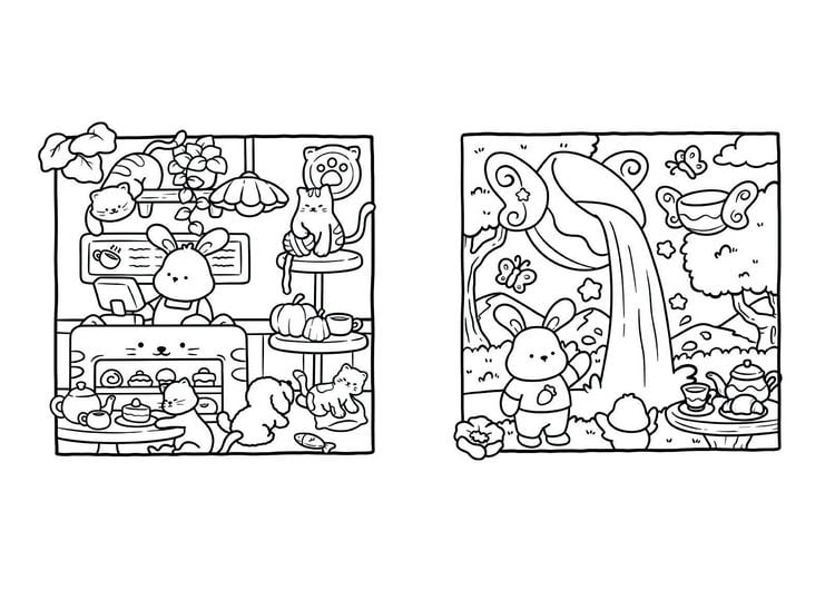 Produktbild: Cosy Caf&eacute; Days - Ausmalbuch