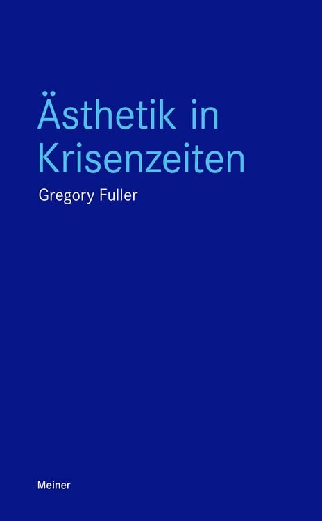 Produktbild: &Auml;sthetik in Krisenzeiten