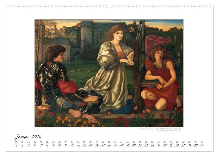 Produktbild: KlangFarben - Musik im Bild Kunstkalender (hochwertiger Premium Wandkalender 2026 DIN A2 quer), Kunstdruck in Hochglanz