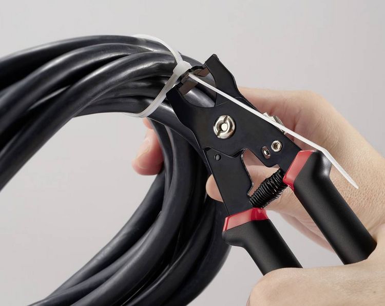 Produktbild: TOOLCRAFT HT04582 Kabelbinderzange zum Trennen von Polyamid-Kabelbindern