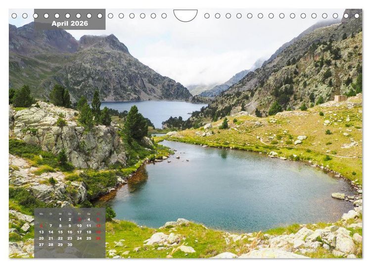 Produktbild: Die wilden Pyren&auml;en (Wandkalender 2026 DIN A4 quer), CALVENDO Monatskalender