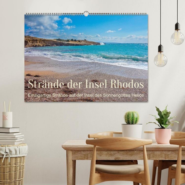 Produktbild: Str&auml;nde der Insel Rhodos (Wandkalender 2027 DIN A2 quer), CALVENDO Monatskalender