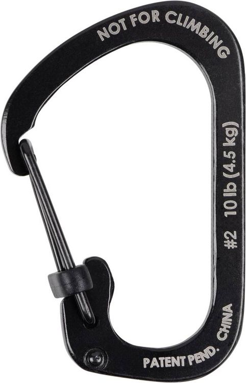 Produktbild: NITE Ize CSL2-01-R6 Karabiner SlideLock Gr. 2 44mm x 29mm x 2.5mm 1St.