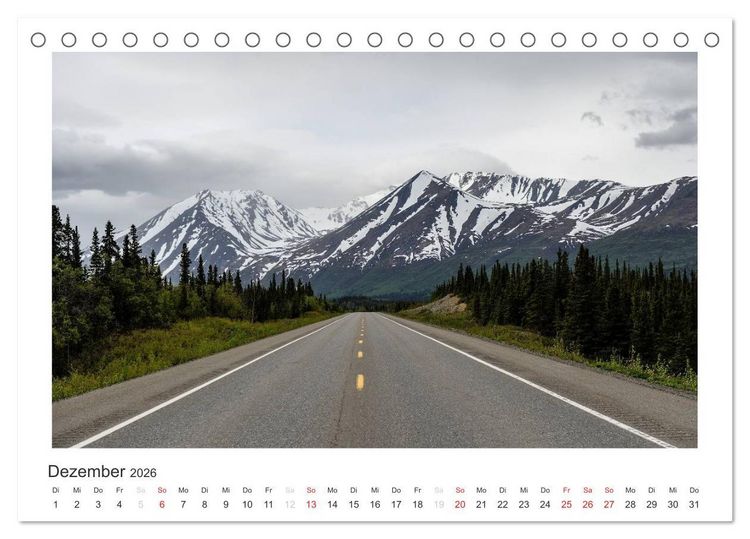 Produktbild: ALASKA - Bilder aus dem S&uuml;den (Tischkalender 2026 DIN A5 quer), CALVENDO Monatskalender