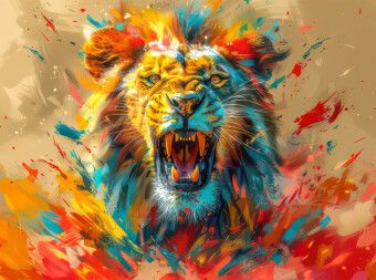 Produktbild: CALVENDO Puzzle Tiere in Pop-Art-Kleidern | 2000 Teile Lege-Gr&ouml;&szlig;e 90x67cm Foto-Puzzle f&uuml;r gl&uuml;ckliche Stunden