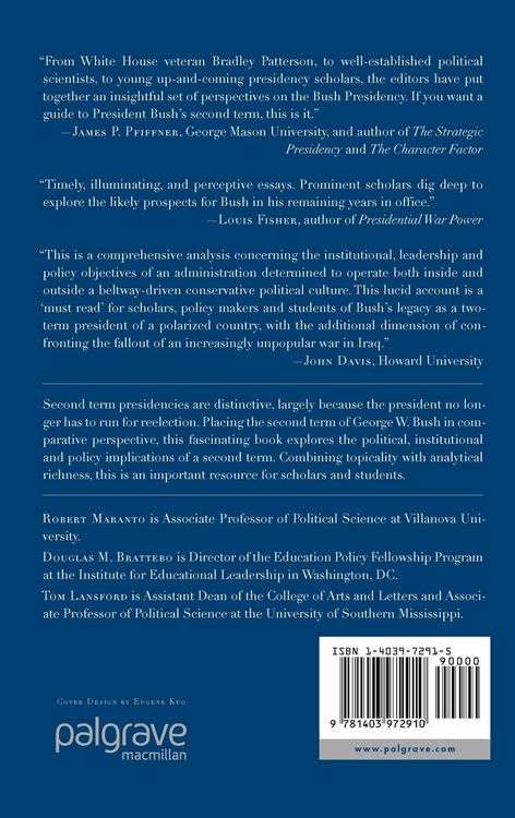Produktbild: The Second Term of George W. Bush