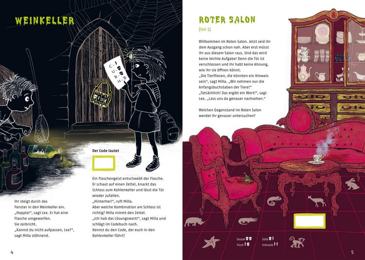 Produktbild: Escape-Buch f&uuml;r Grundschulkinder: Escape Challenge: Gefangen im Gruselschloss