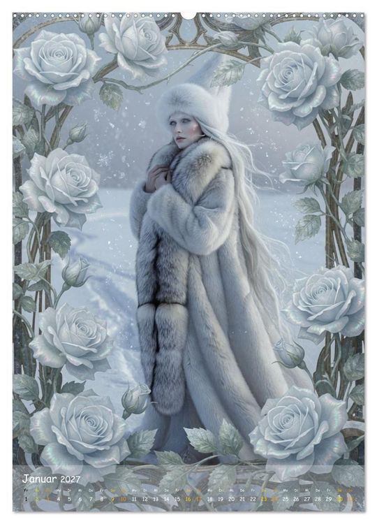 Produktbild: Die Dame im Sternenduft (Wandkalender 2027 DIN A2 hoch), CALVENDO Monatskalender