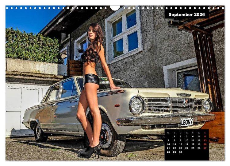 Produktbild: Kurven - Fieber - Modelle und Autos (Wandkalender 2026 DIN A3 quer), CALVENDO Monatskalender