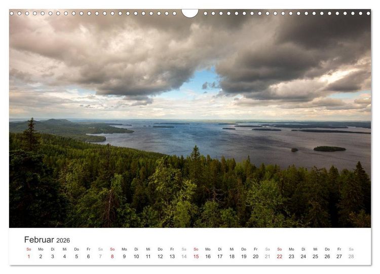 Produktbild: Landschaften Finnlands (Wandkalender 2026 DIN A3 quer), CALVENDO Monatskalender