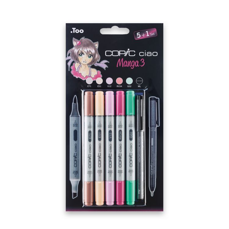 Produktbild: Copic Allroundmarker Ciao 5+1 Set Manga 3