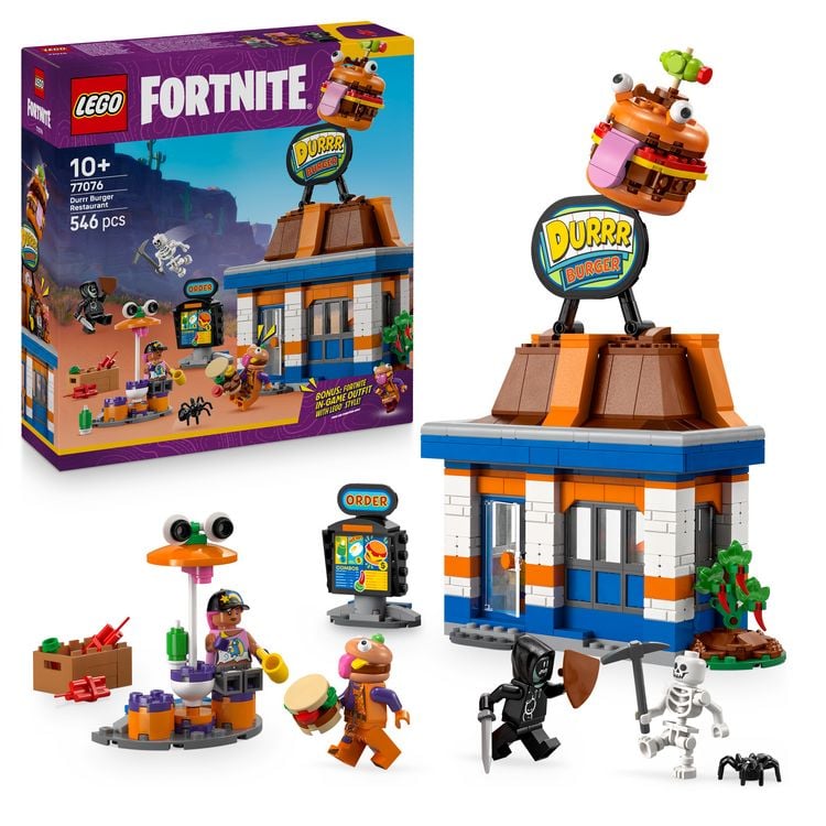 LEGO Fortnite 77076 Durrr Burger Restaurant, Gaming-Geschenk mit Figuren  kaufen