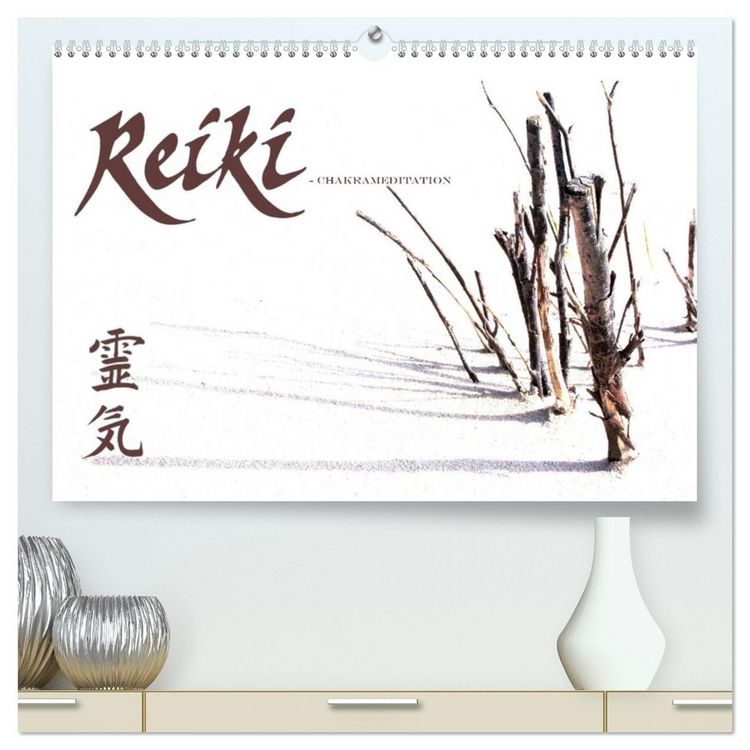 Produktbild: REIKI - Chakrameditation (hochwertiger Premium Wandkalender 2026 DIN A2 quer), Kunstdruck in Hochglanz