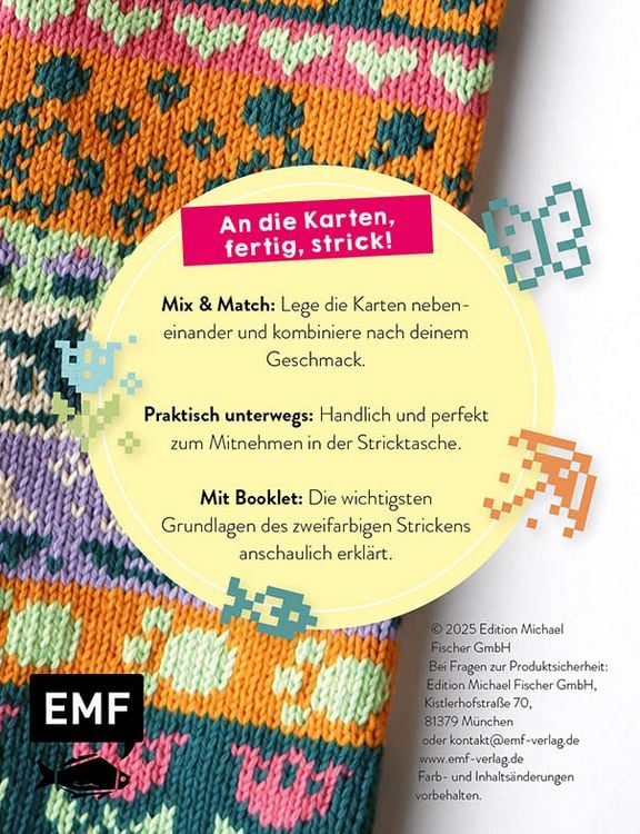 Produktbild: 55 x stricken &ndash; Gute-Laune-Motive: Deine Strickmustersammlung als Kartenset