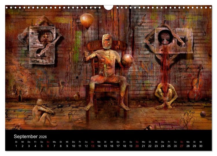 Produktbild: Moderner Surrealismus (Wandkalender 2026 DIN A3 quer), CALVENDO Monatskalender