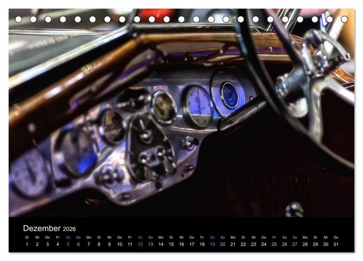 Produktbild: CLASSIC COCKPITS - Funktionale Kunstwerke aus einer anderen Zeit (Tischkalender 2026 DIN A5 quer), CALVENDO Monatskalender