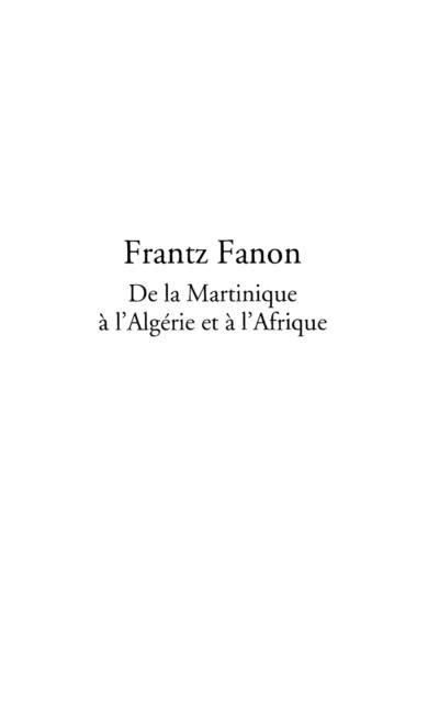 Produktbild: Frantz Fanon