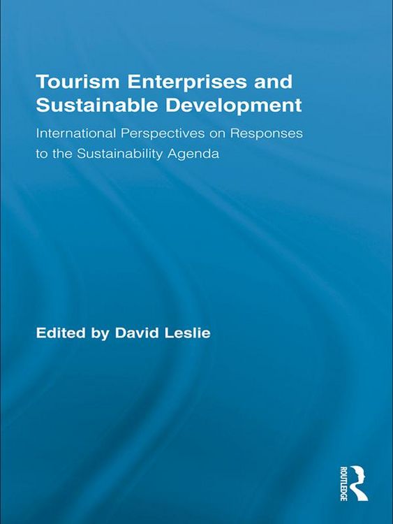 Produktbild: Tourism Enterprises and Sustainable Development