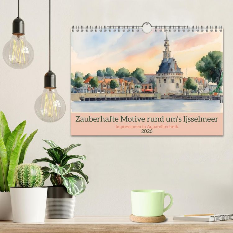 Produktbild: Zauberhafte Motive rund um's Ijsselmeer (Wandkalender 2026 DIN A4 quer), CALVENDO Monatskalender