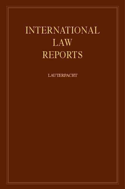 Produktbild: International Law Reports