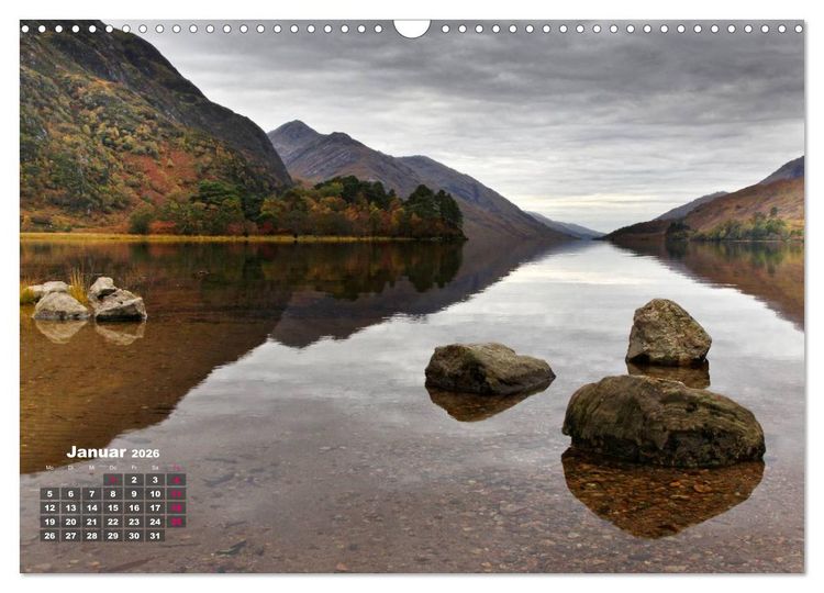 Produktbild: Naturparadies Schottland (Wandkalender 2026 DIN A3 quer), CALVENDO Monatskalender