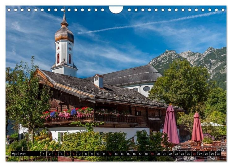 Produktbild: Traumlandschaft Werdenfelser Land - Teil I (Wandkalender 2026 DIN A4 quer), CALVENDO Monatskalender