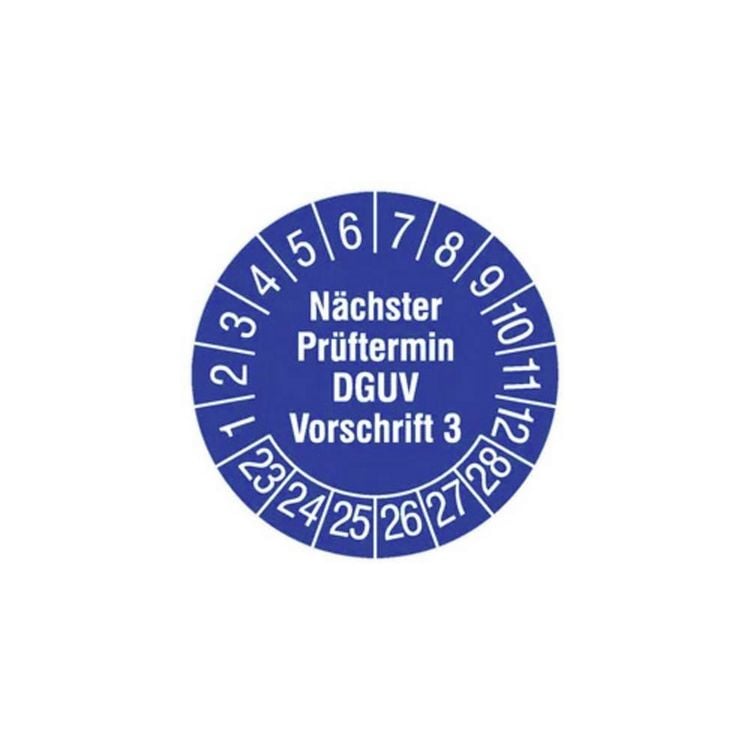 Produktbild: HT Instruments 2002270 Pr&uuml;fplaketten 30mm Sicherheitspr&uuml;fplaketten 1St.