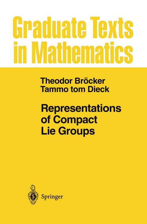Produktbild: Representations of Compact Lie Groups