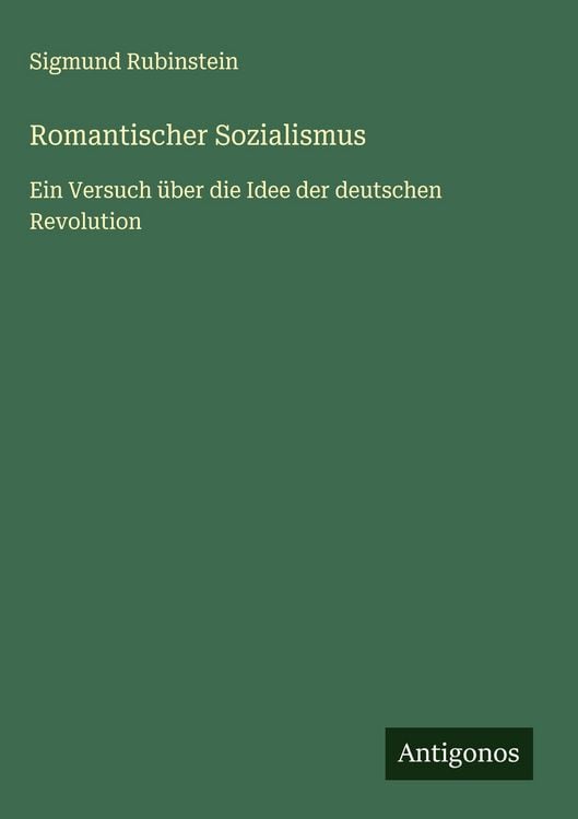 Produktbild: Romantischer Sozialismus