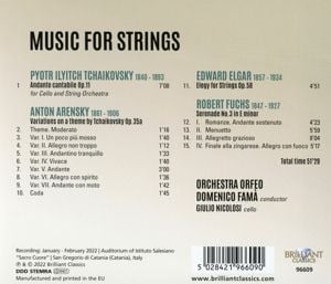 Produktbild: Tchaikovsky/Arensky,/Elgar/Fuchs:Music For Strings