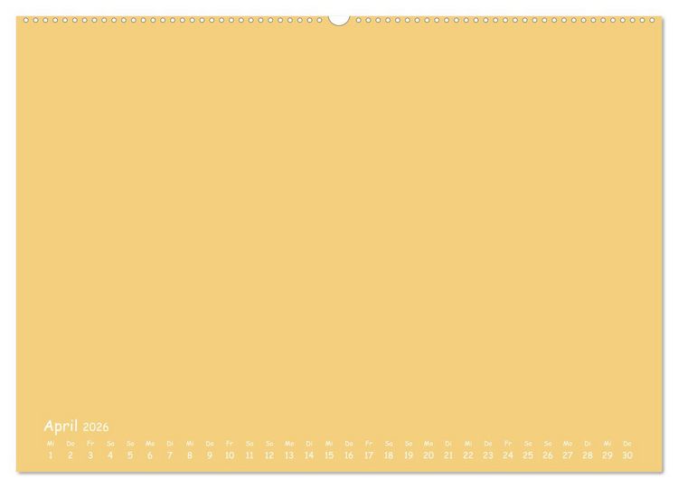 Produktbild: Regenbogen Kinder Bastelkalender - Zum Selbstgestalten - DIY Kreativ-Kalender (Wandkalender 2026 DIN A2 quer), CALVENDO Monatskalender