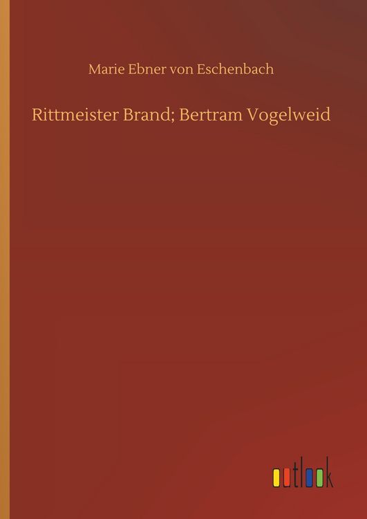 Produktbild: Rittmeister Brand; Bertram Vogelweid