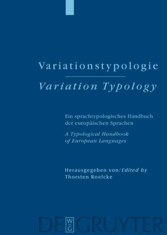 Produktbild: Variationstypologie / Variation Typology
